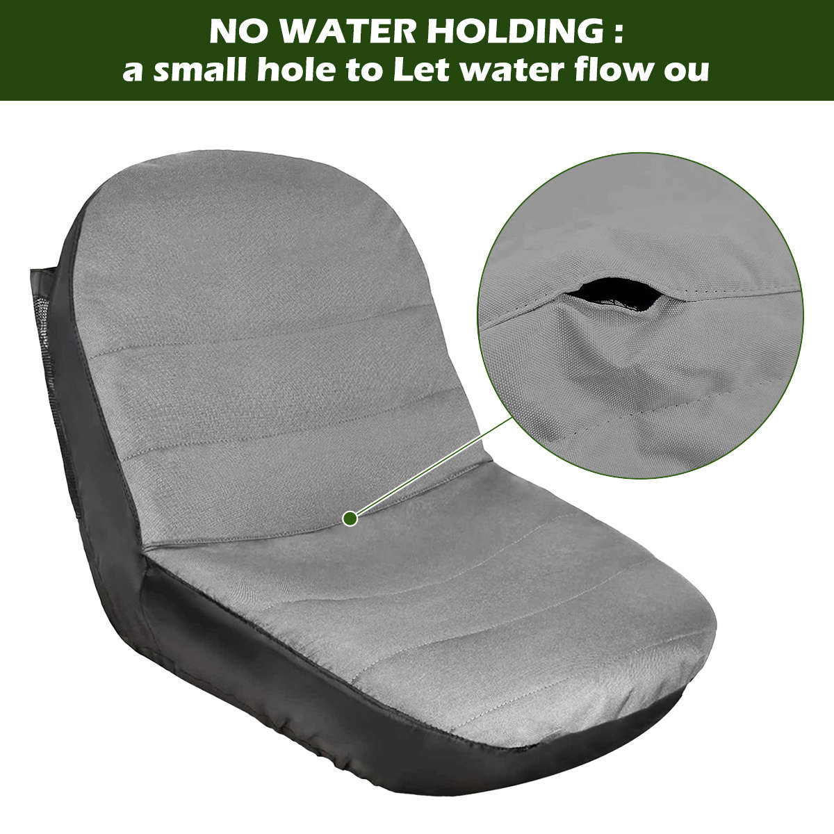 1pc Fundas Asiento Tractor Césped Impermeables Ropa - Temu