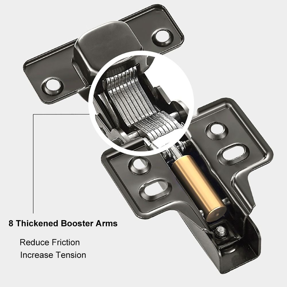 Parti Degli Utensili Telaio Frontale Silenzioso Chiusura Morbida Cerniere  Ante Dellarmadio Sovrapposizione Da 1/2 Pollice Con Ammortizzatori In  Metallo Integrati Robusto Acciaio Impieghi Gravosi Cucina Bagno XB1 Da 1,53  €