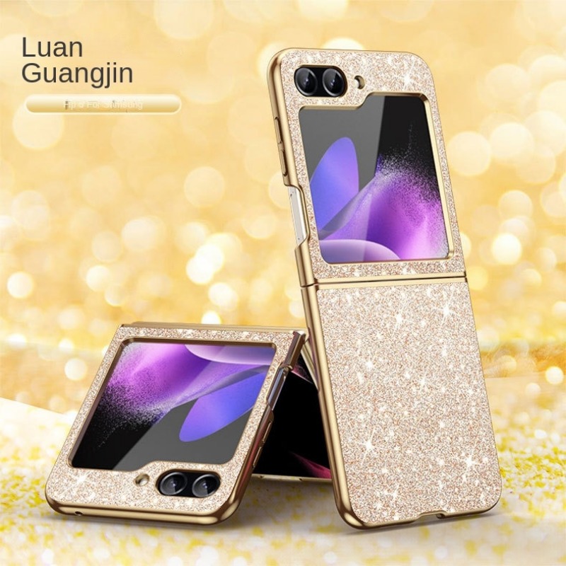 Case for Samsung Galaxy Z Flip 5, Luxury Electroplated