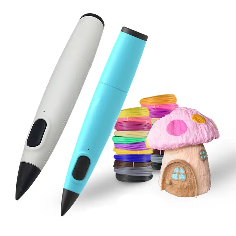 1pc Penna Di Stampa Professionale 3D - Include Penna 3D, 3 Colori Di  Filamento PLA Di Avvio, Libro Di Stencil + Guida Al Progetto E Caricatore