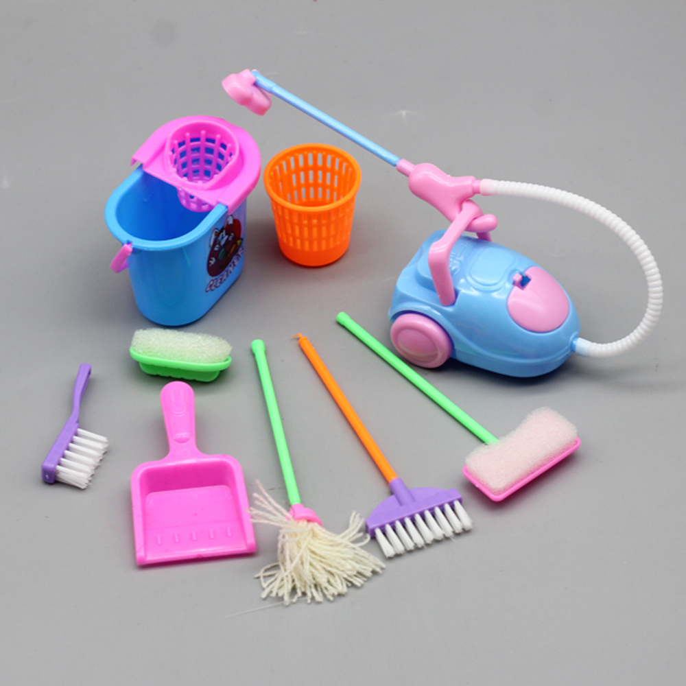 Mini Doll Home Furniture Cleaning Products Doll Home Products Random Color  - Temu