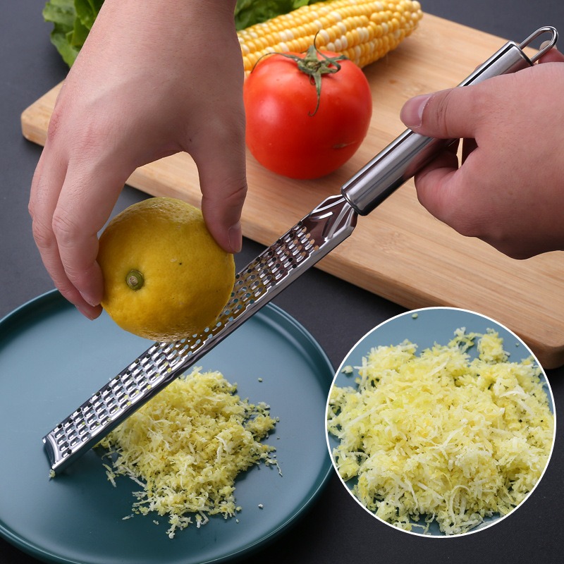 Handheld Cheese Grater, Cheese Zester Stainless Steel, Lemon