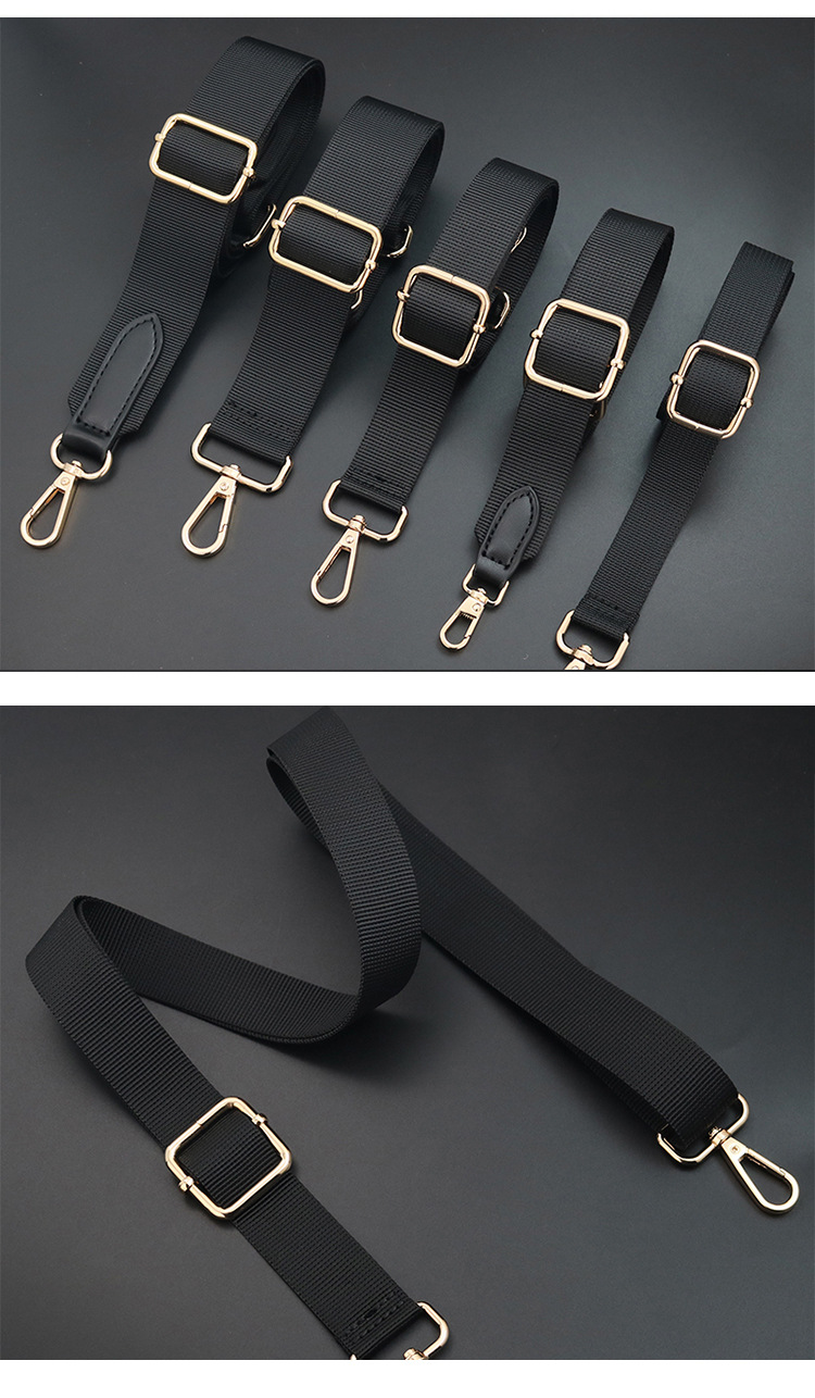 Black Universal Crossbody Single Shoulder Replacement Wide Bag Shoulder Strap  Bag Accessories,DIY Accessories Adjustable,Replacement Shoulder Strap  Stylish,Durable