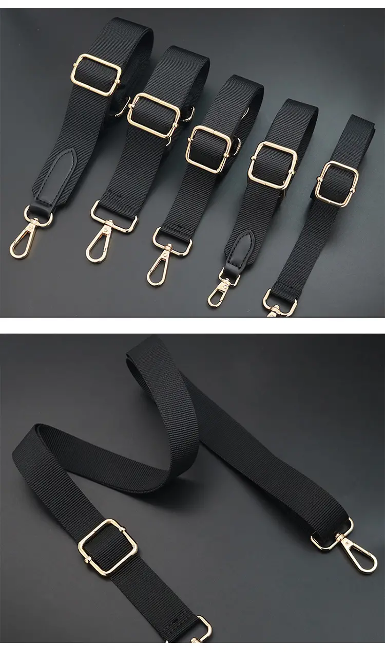 Xzyden Purse Strap, 4cm Wide Purse Straps Replacement Dual Leather Ended  Bag Strap with 360° Rotatable Buckle Adjustable Length Shoulder Strap For