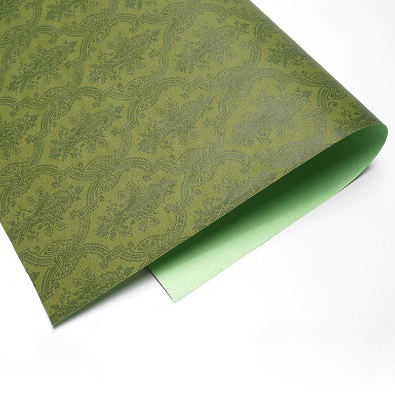 Valentine's Day High-grade Gift Wrapping Paper Retro Green High