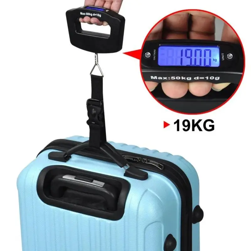 Digital Luggage Scale Portable Suitcase Scale Hanging Scale - Temu