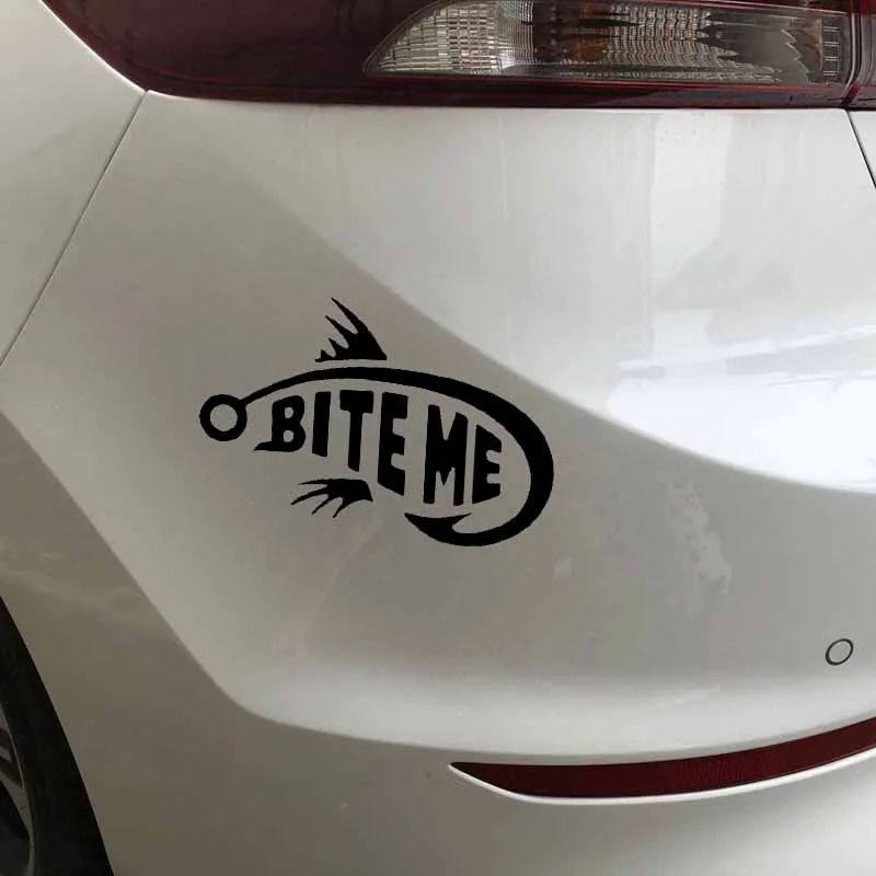 Car Stickers Bite Fish Fishing Fisherman Bait Decoration - Temu