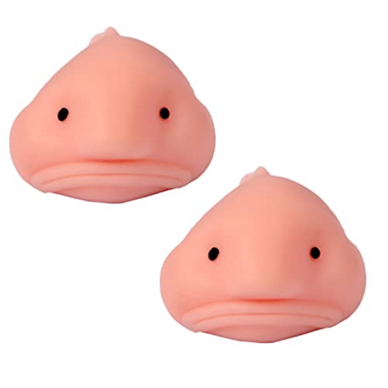 NUFR Blobfish Blob Ugly Fish Weird Stuffed Squishy Squishie Squeeze Mochi  Toy, Plush Toy for Anxiety Relief Funny for Kids and Adults