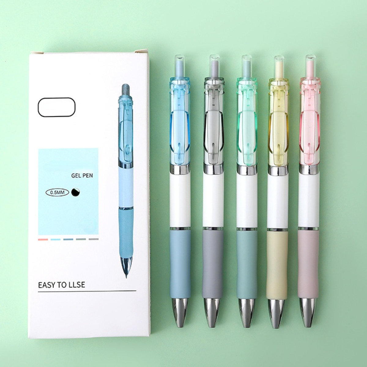 Art Gel Pens, Shuttle Art 11 Vintage Ink Colors Retractable Pens, Cute Pens  0.5mm Fine Point for Writing Drawing Journaling Note Taking 