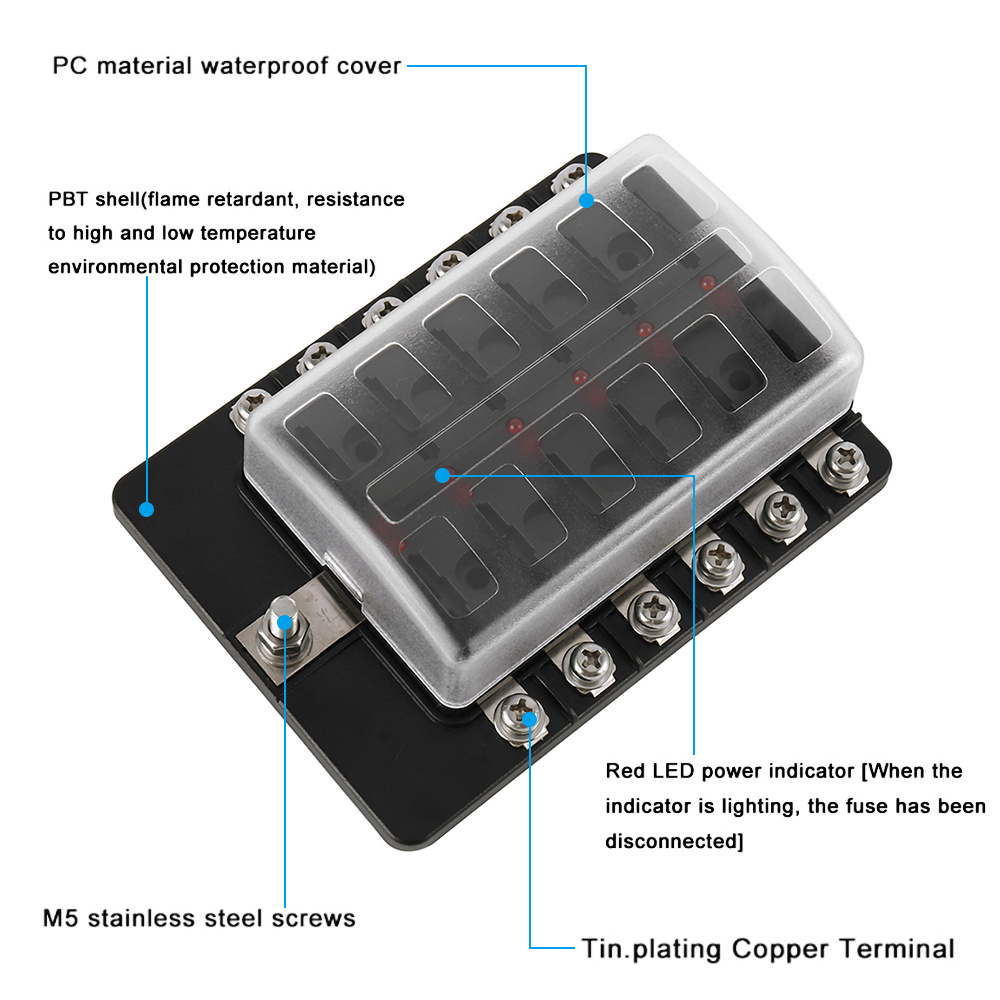 Multifuncional 12V Probador De Fusibles Para Coche - Temu