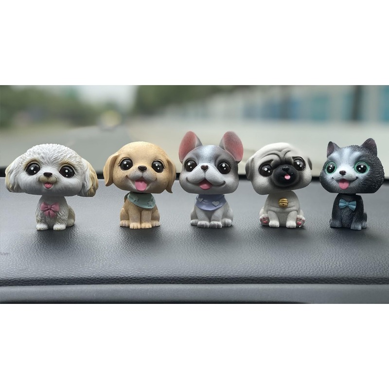 bobble head dog car dashboard doll