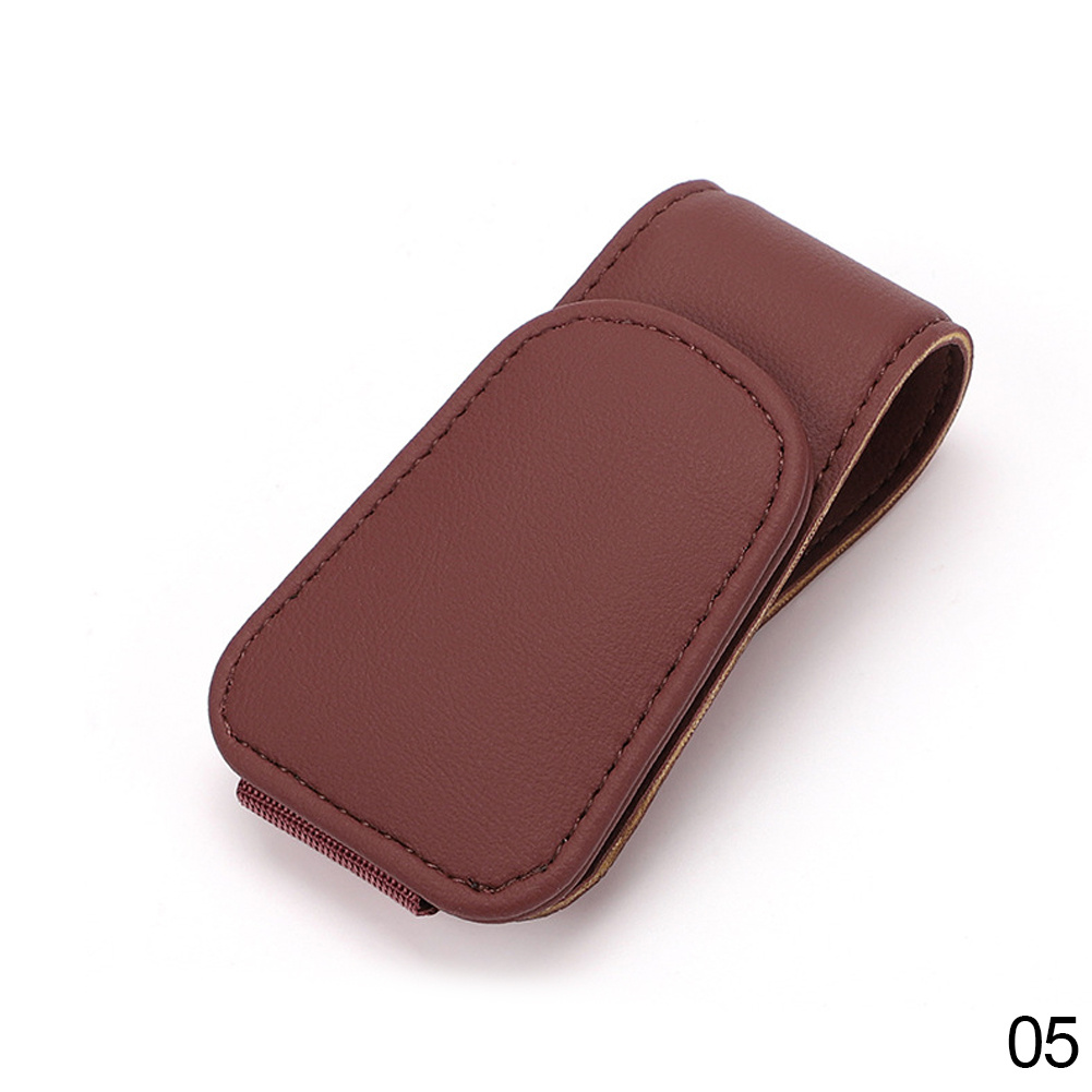 Car Sun Visor Glasses Box Sunglasses Clip Ticket Holder Stand Fastener