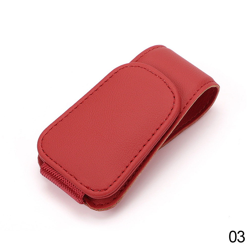 Car Sun Visor Glasses Box Sunglasses Clip Ticket Holder Stand Fastener