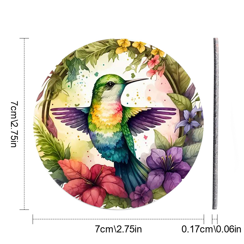 Set of (4) Hummingbird Coasters