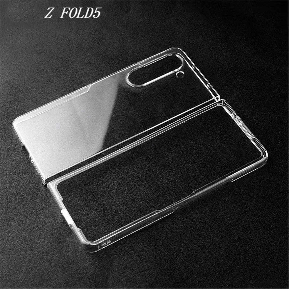 Funda for Samsung Galaxy Z Flip 5 Case Clear Transparent Hard Cover for  Samsung Z Flip 3 4 5 Case Ultra Thin PC Protection Capa