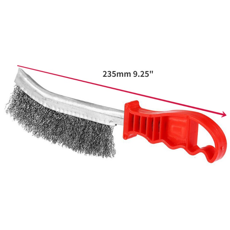 3pcs Stainless Steel Kitchen Cleaning Brush, Colorful Long Handle Cleaning  Brush For Household