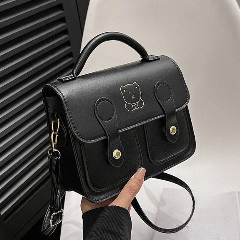 Mini Wide Strap Cube Crossbody Bag, Pu Leather Textured Bag, Classic  Fashion Versatile Shoulder Bag - Temu Germany
