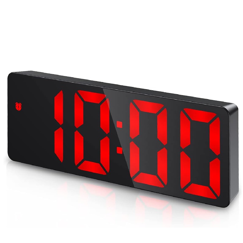 Digital Alarm Clock Bedroom Led Electronic Clocks Adjustable - Temu