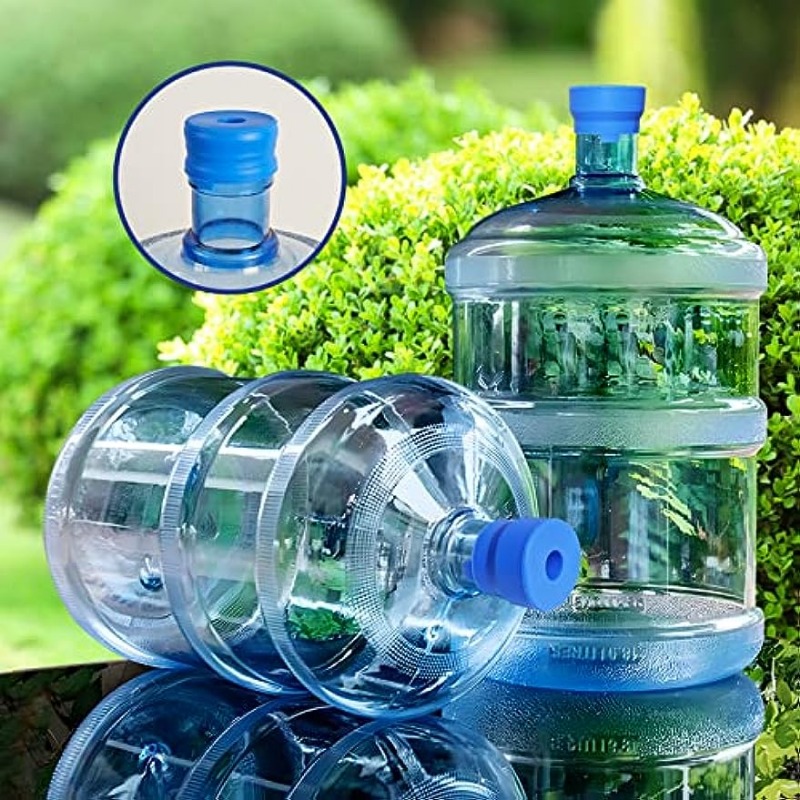 3pcs Gallon Water Jug Food Grade Silicone Reusable Bottle Cover For  Standard Screw Crown Tops Dispenser Replacement Lids Non Spill Leak Free  Accessories, Save More With Clearance Deals