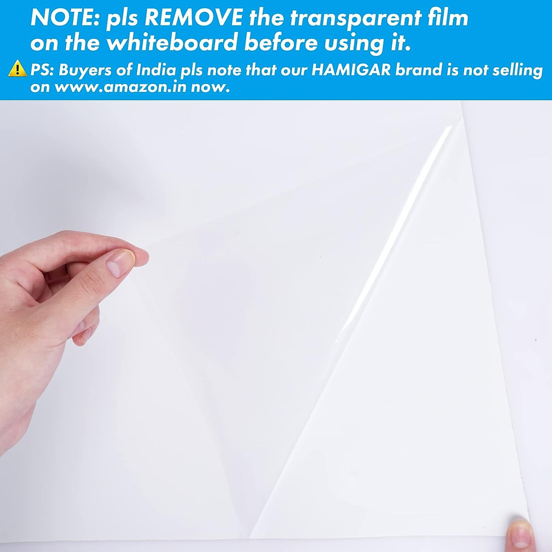 Film Autocollant Tableau Blanc Transparent