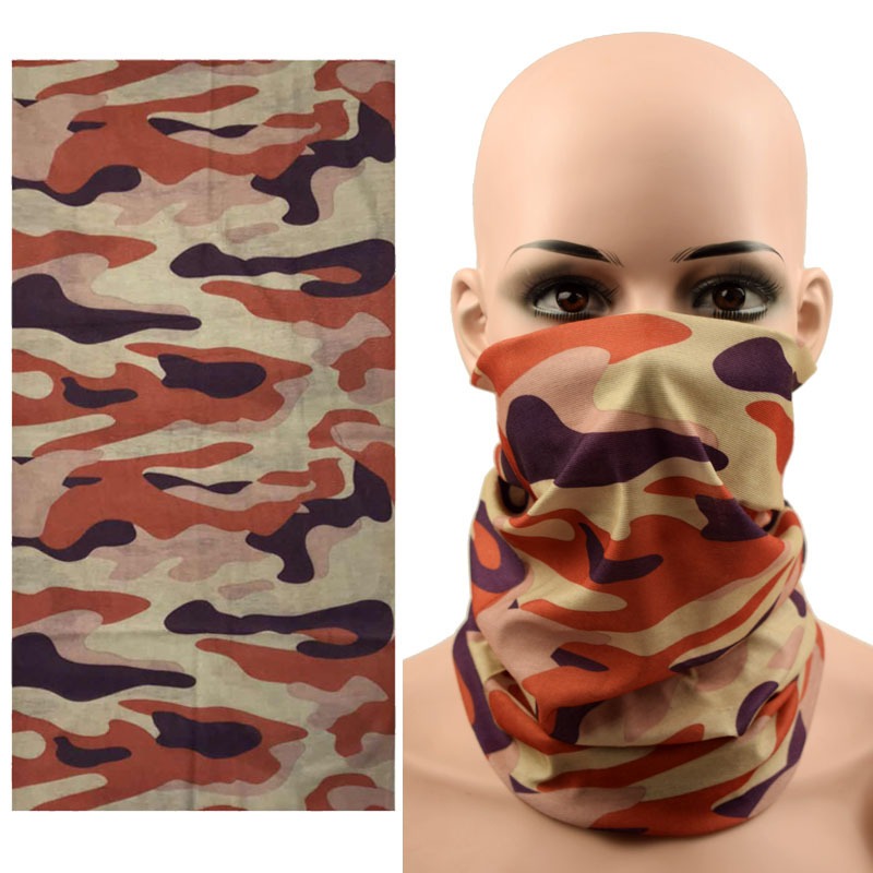Masque facial Cagoule de camouflage, bouclier facial tactique de