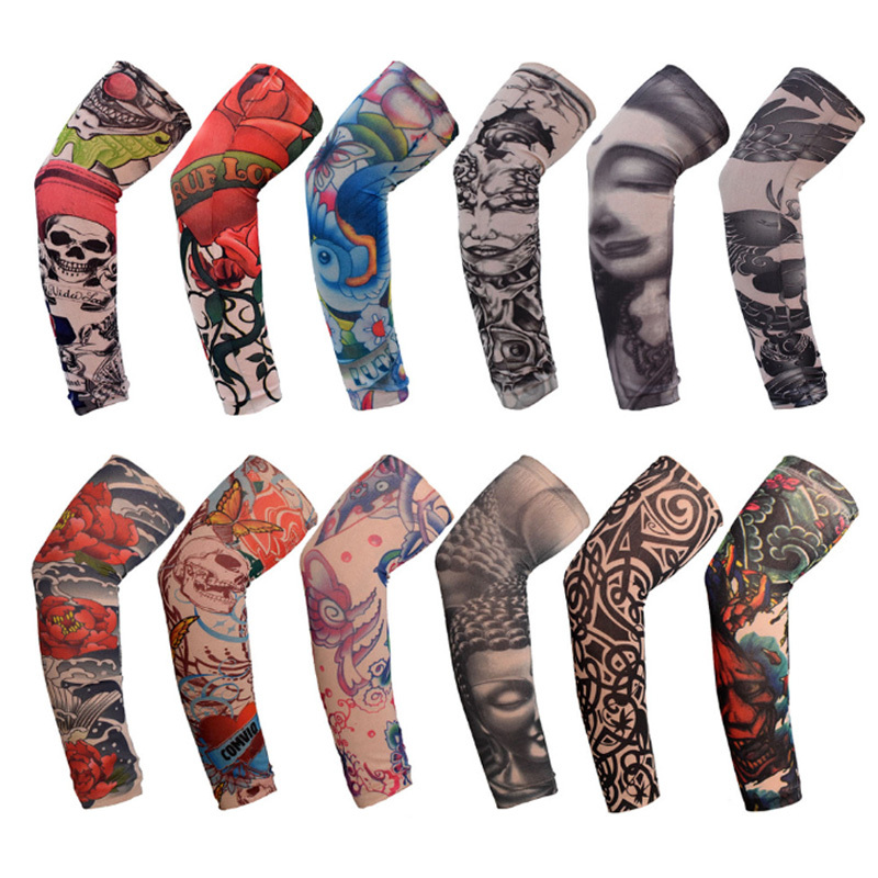 Uv Protection Camouflage Arm Sleeves Outdoor Sports Elastic - Temu