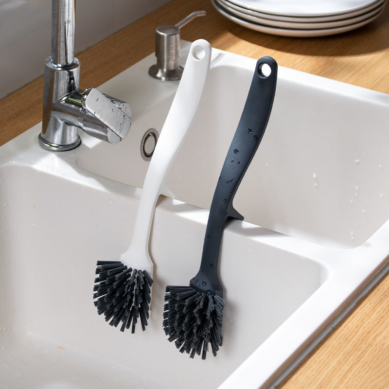Multi-functional Kitchen Long Handle Cleaning Brush With Holder