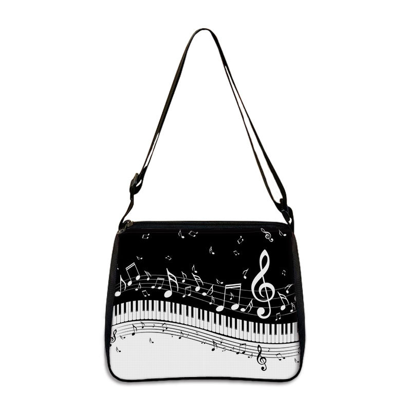 Women Shoulder Bags Piano, Handbags Musical Print