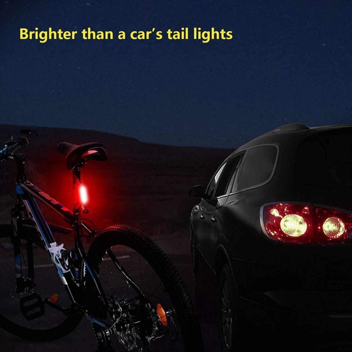 Éclairage vélo LED avant multimodes