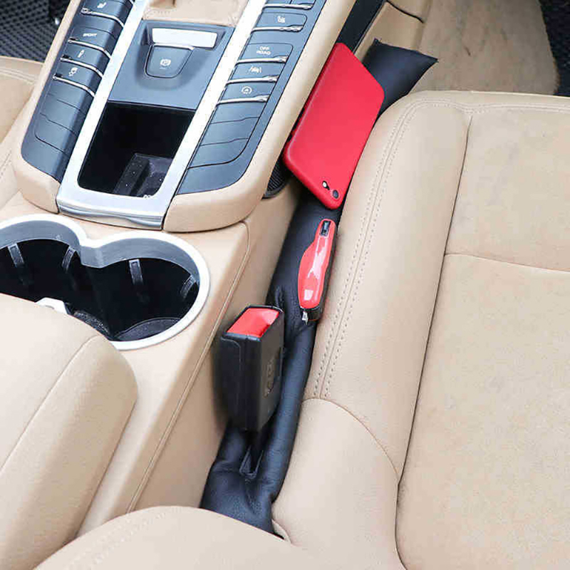 Autositz Gap Filler Pad Pu Leder Seitentasche für kleine