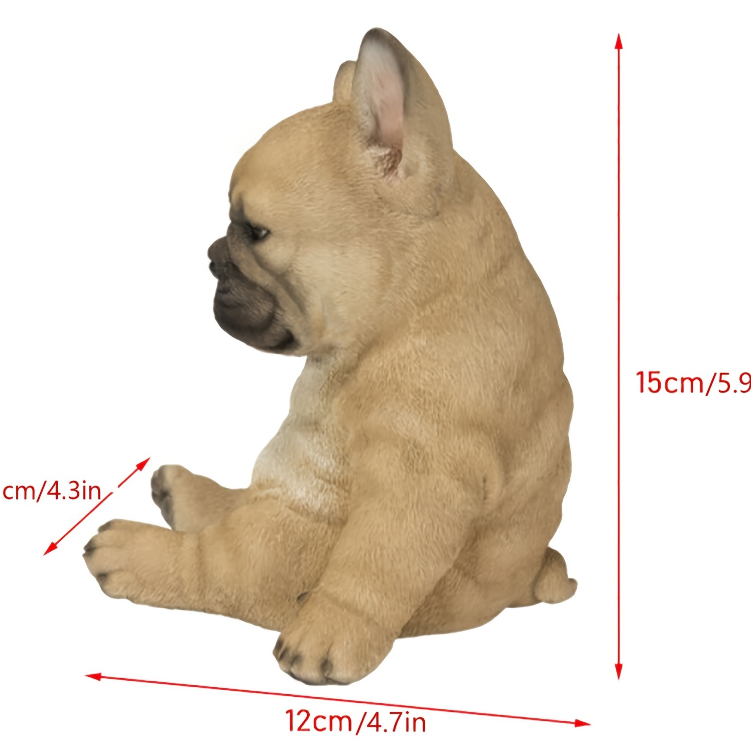 1pc Statua In Resina Di Cucciolo Carino Bulldog Francese Divertente  Artigianato Da Giardino Per Desktop, Decorazione Domestica, Decorazione Da  Giardino, Esterno - Patio, Prato E Giardino - Temu Italy