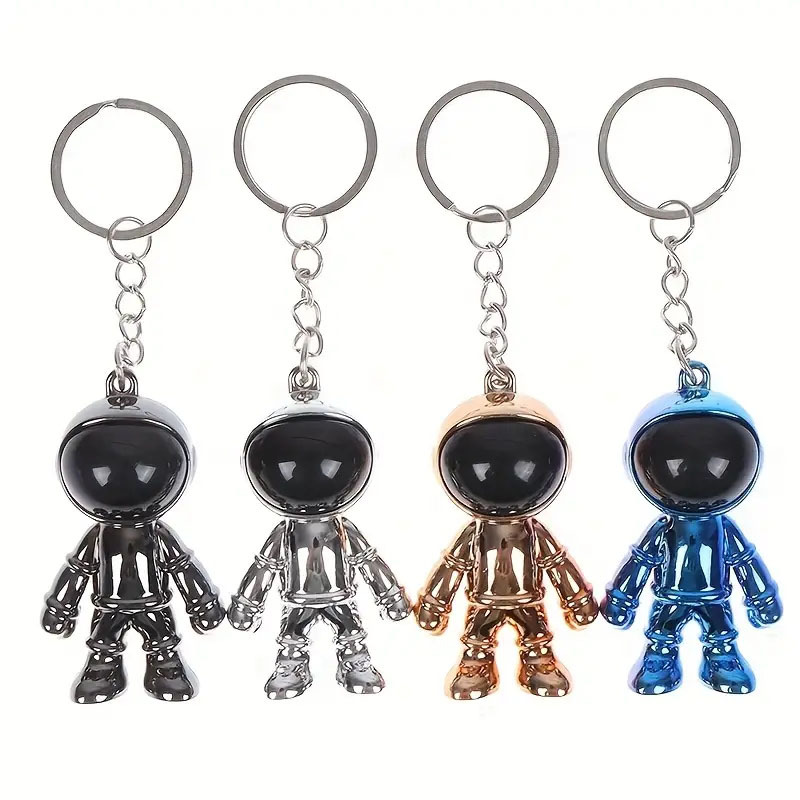 Cute Cool Motor Cycle Astronaut Keychains Anti Lost Car Key Chain, Soft Pvc  Decoration Car Key Chain Key Ring Bag Pendant Key Holder Strap Lanyard -  Temu