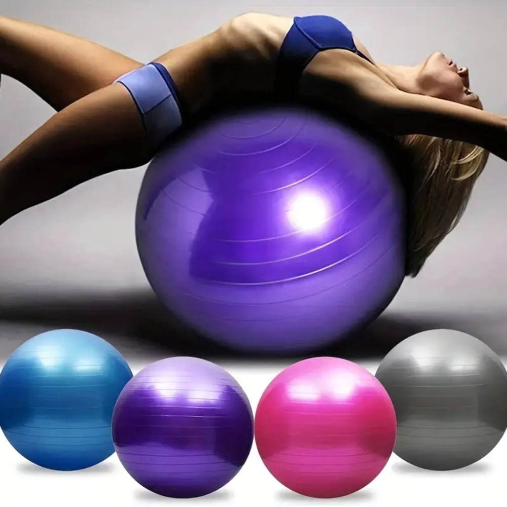 Yoga Pilates Ball Gymnastics Exercise Ball Non slip Balance - Temu  Philippines