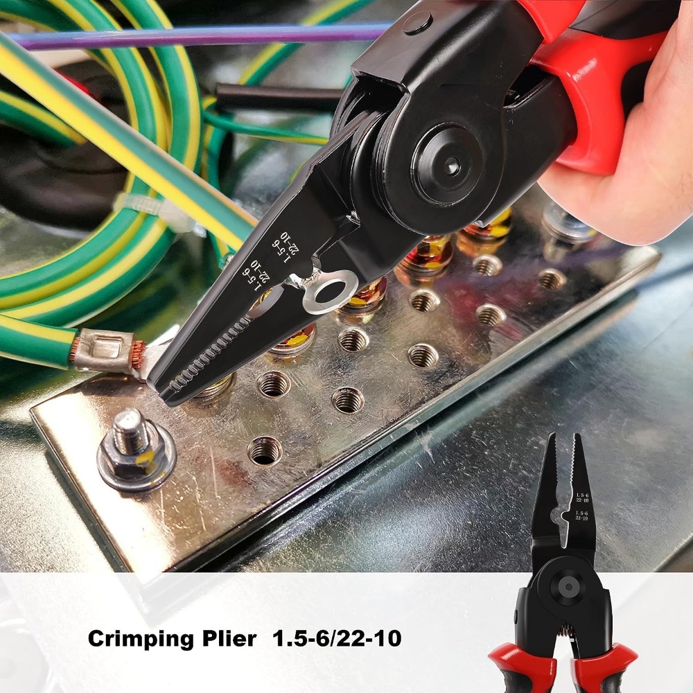 5 In 1 Replaceable Multi-functional Pliers Set Steel Wire Pliers Wire  Stripper Pliers Electrician Tools Cutter Plier Scissors