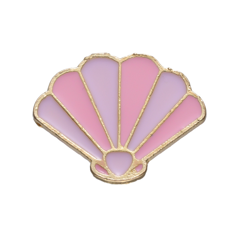 Pink Pearl Seashell Badge Holder, Seashell Badge Reel, Summer Badge Holder  -  in 2024