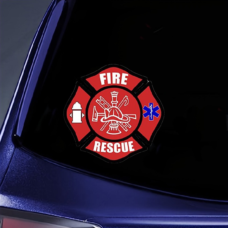 Roter Fire Rescue Malta formaufkleber (ersthelfer) Feuerwehr - Temu Austria