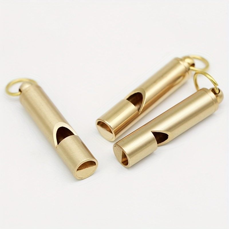 Portable Copper Survival Whistle for Outdoor Camping Hiking