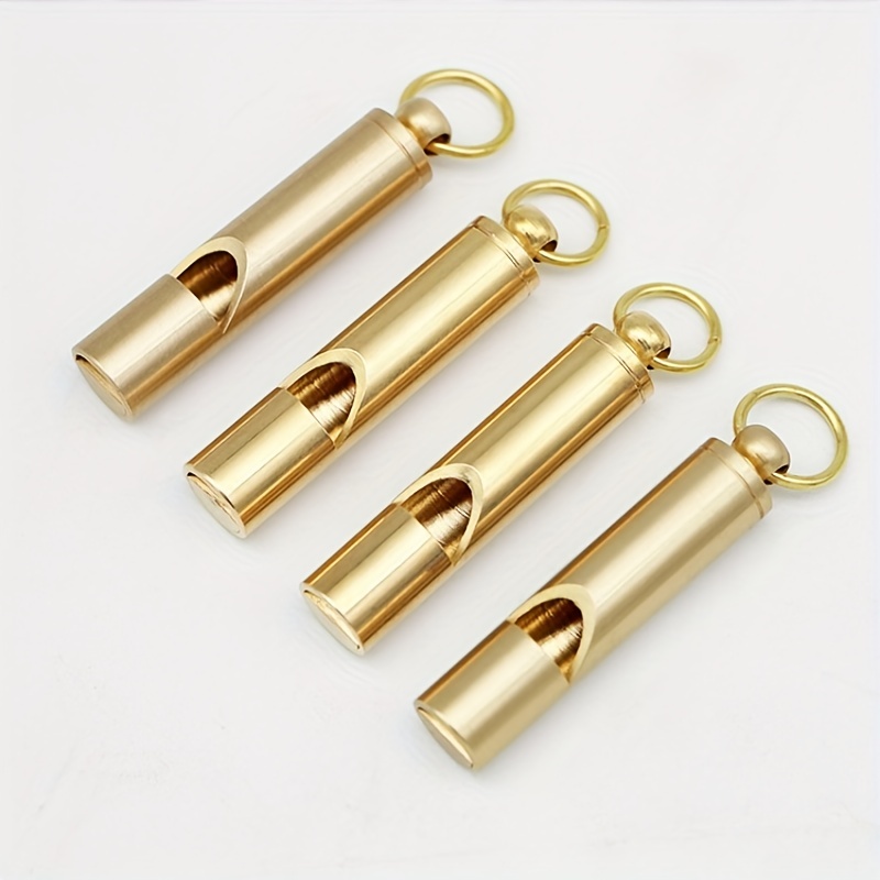 Portable Copper Survival Whistle for Outdoor Camping Hiking