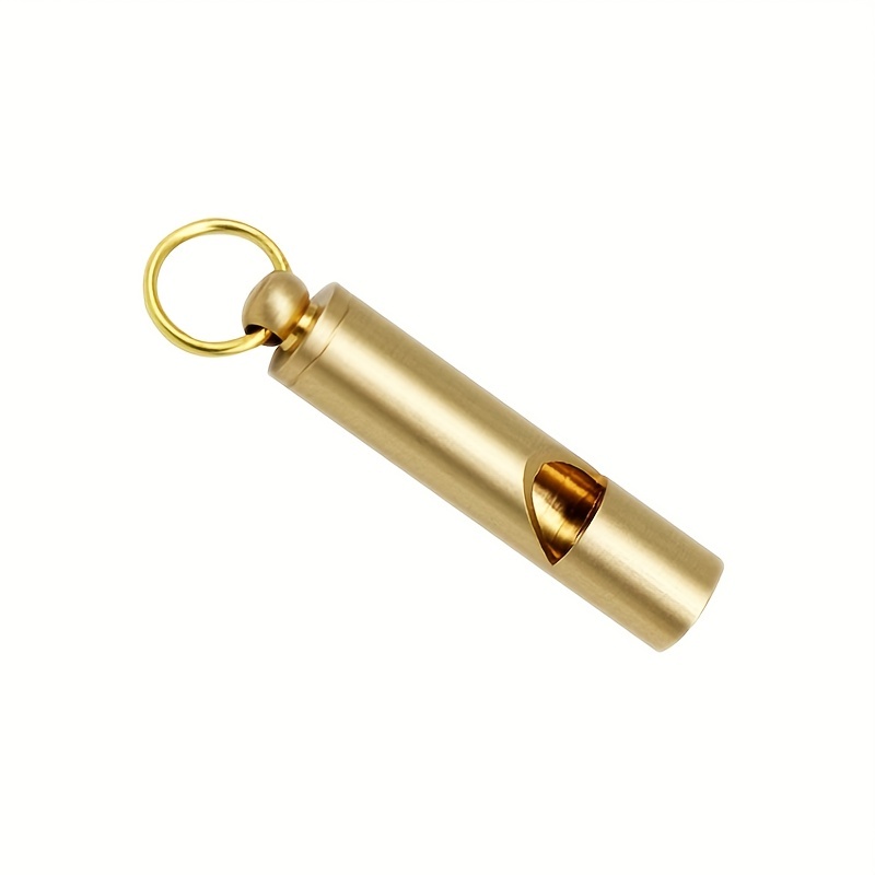 Portable Copper Survival Whistle for Outdoor Camping Hiking