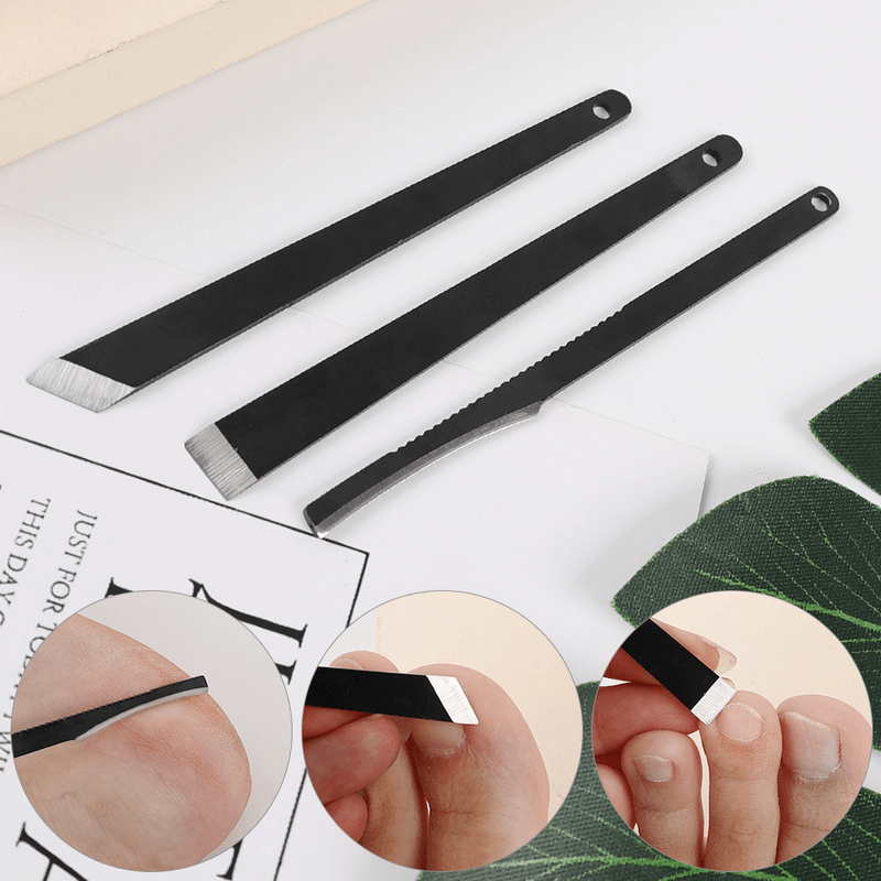 Stainless Steel Manicure Pedicure Foot Rasp Callus Remover Nail File  Ingrown Toenail Lifter Podiatry Chiropody Tools 4 Pc Set 