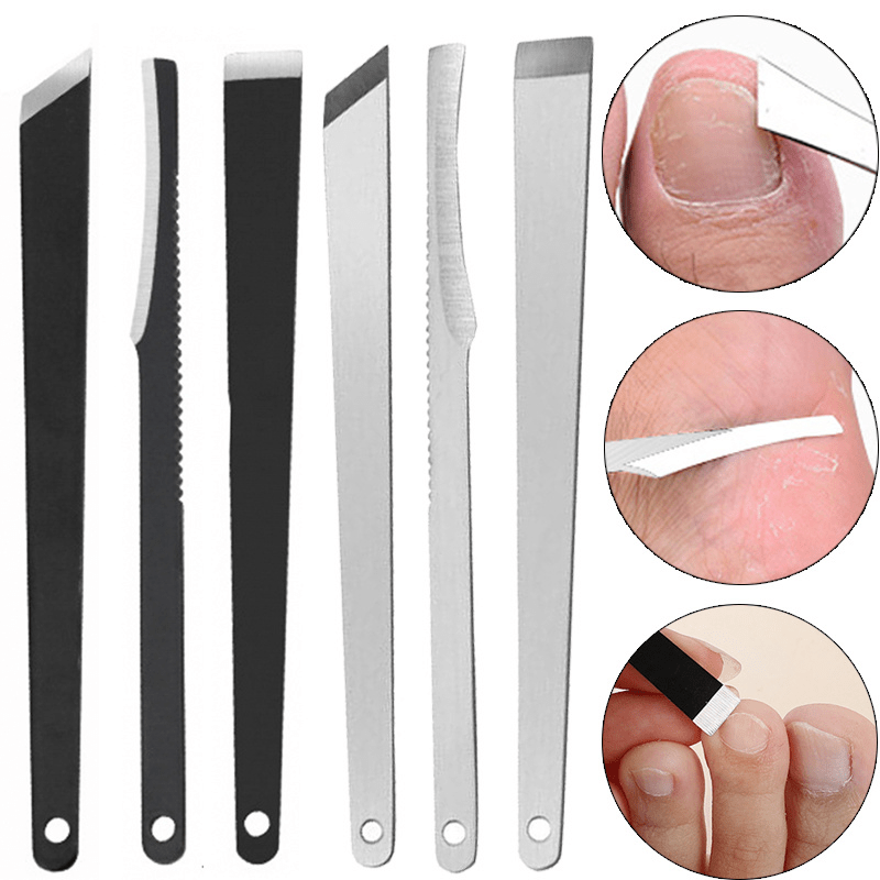 Ingrown Thick Toenail Clippers Cutter Dual Sided Nail File Lifter Foot Rasp  Callus Remover Stainless Steel Pedicure Podiatry Tools 5 Pc Set 