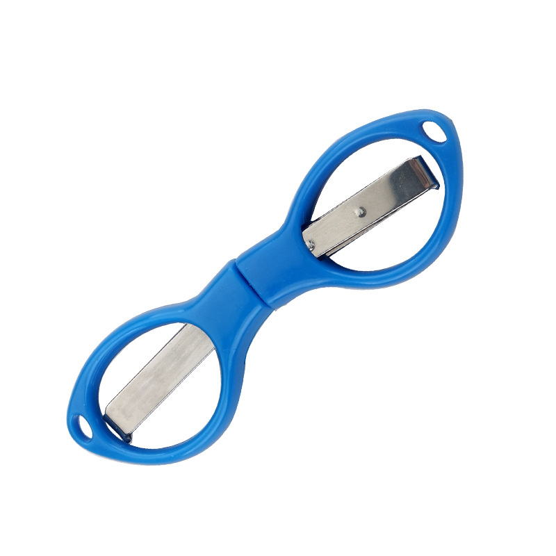 Stainless Steel Folding Scissors With Plastic Handle Mini - Temu