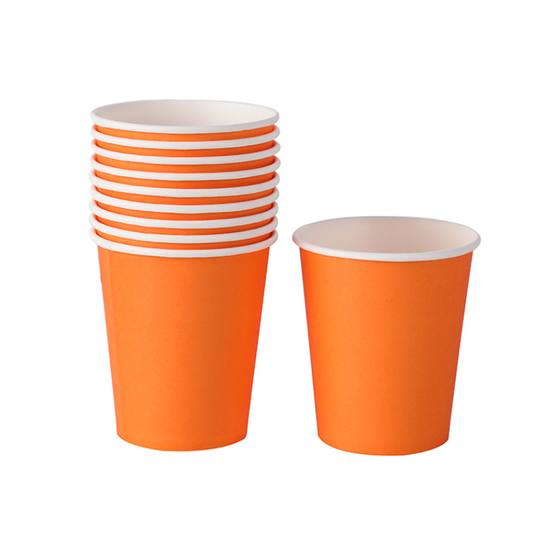Orange Disposable Cups at