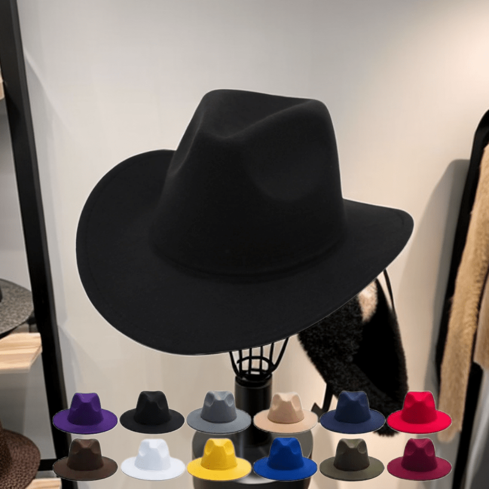 Women'S Blue Cowboy Fisherman Hat Retro Do Old Hat Sun Visor