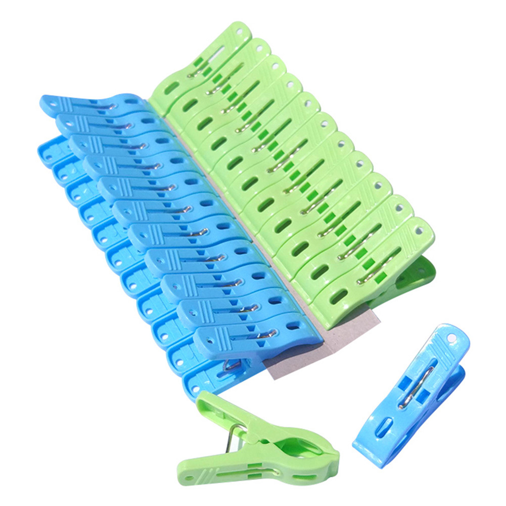 72 Pc Clothes Pins Pegs Plastic Clothespins Laundry Spring Clips Hangs  Clothing