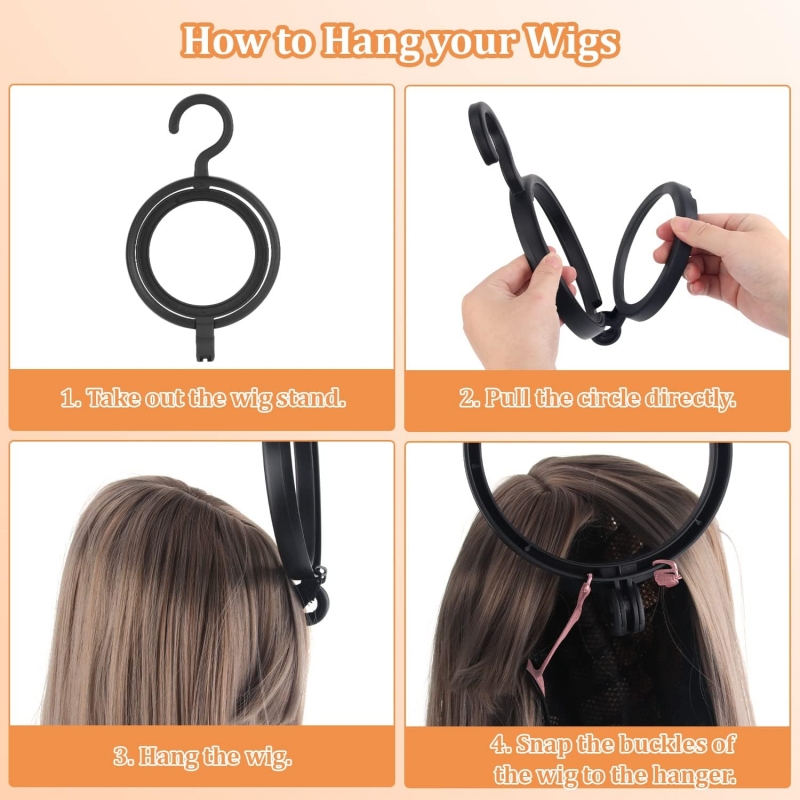 1pc Hanging Wig Stand