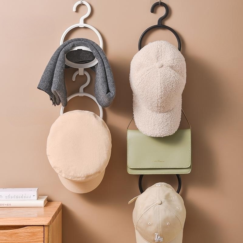 Tinksky Portable Dolls Wig Stand Wig Hat Display Storage Rack Wooden Wig  Holder