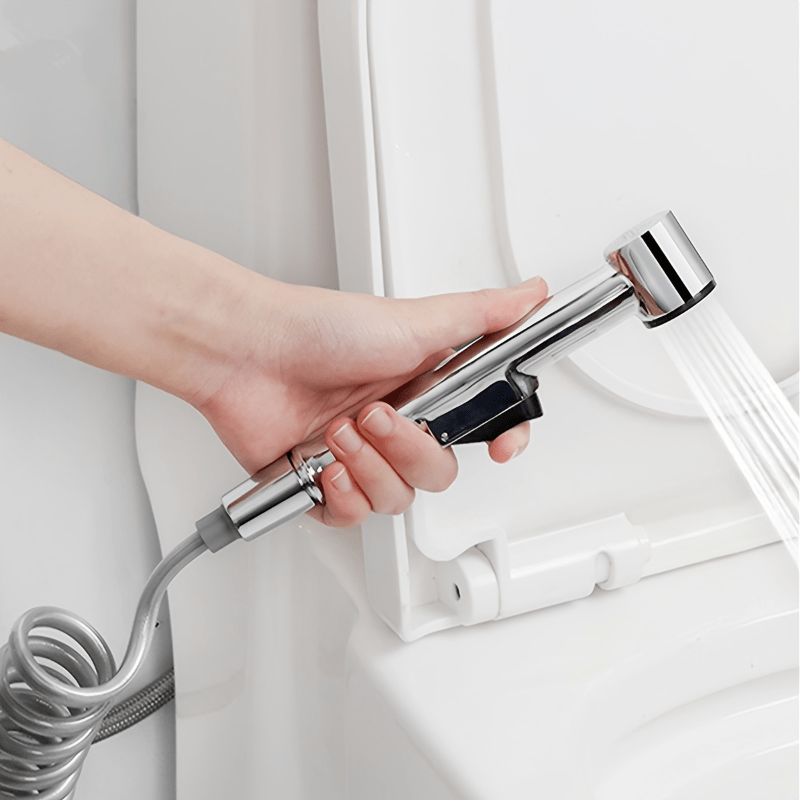 Zinc Alloy Black bidet toilet sprayer spray faucet kit Water hose enema  cleaner shower head wc