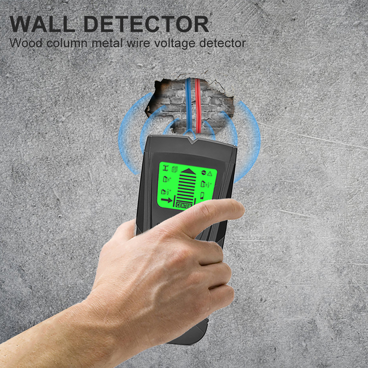 Wewoo - Détecteur de métaux mural 3 en 1 pour tension et câble avec  fonction détection métal - Détecteurs de métaux - Rue du Commerce