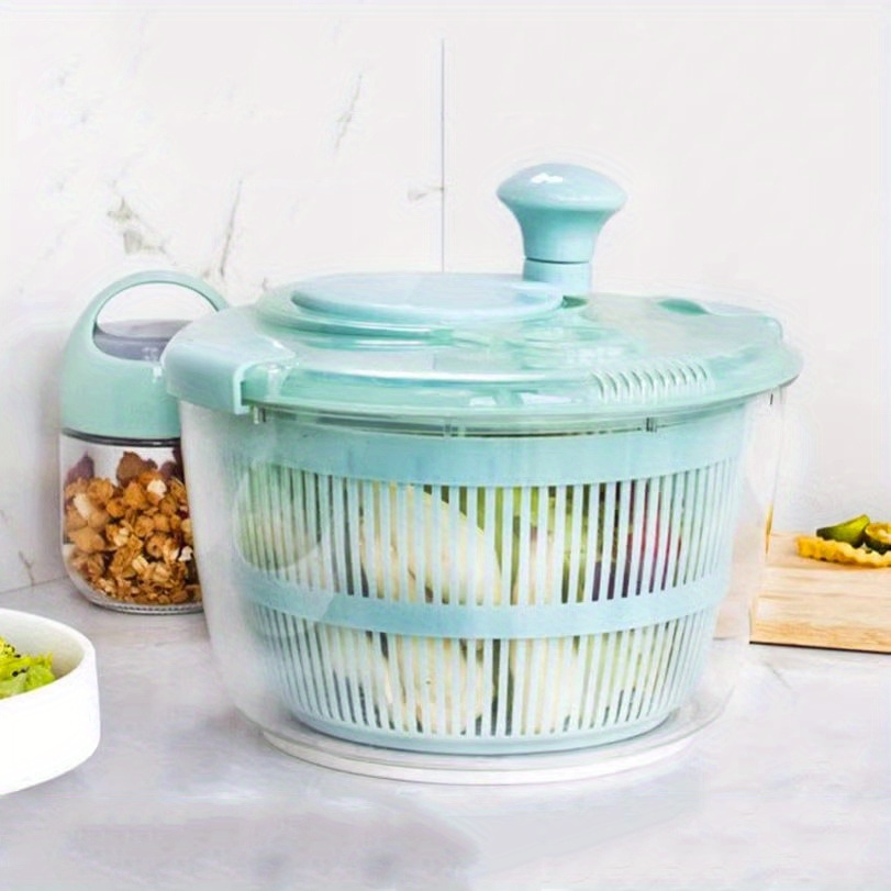 Salad Spinner, 5L Fruits Vegetable Washer Dryer, Fruits and